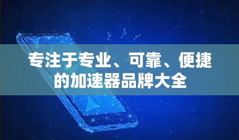 专注于专业、可靠、便捷的加速器品牌大全