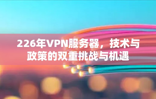 226年VPN服务器，技术与政策的双重挑战与机遇