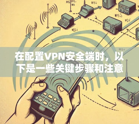 在配置VPN安全端时，以下是一些关键步骤和注意事项的详细说明