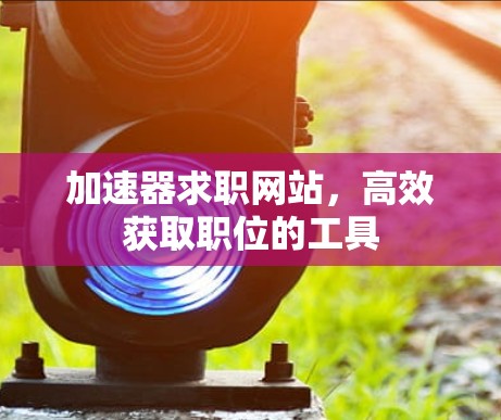 加速器求职网站，高效获取职位的工具