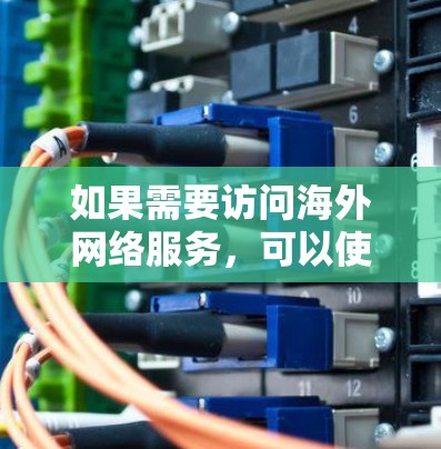 如果需要访问海外网络服务，可以使用以下方法来实现