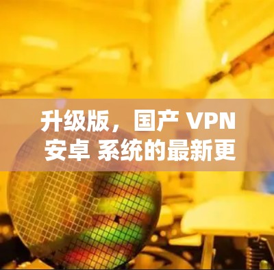 升级版，国产 VPN 安卓 系统的最新更新