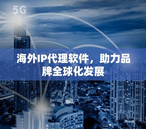 海外IP代理软件，助力品牌全球化发展